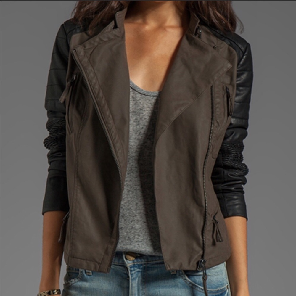 BLANKNYC faux leather jacket